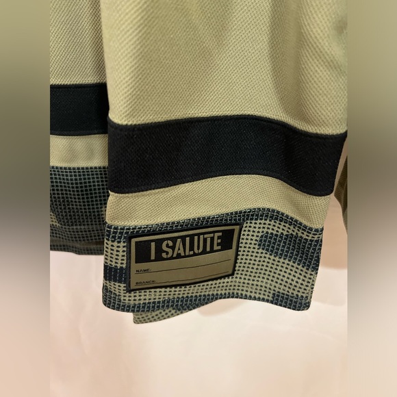Adidas Edmonton Oilers Salute To Service Military Appreciation Jersey - Picture 4 of 5